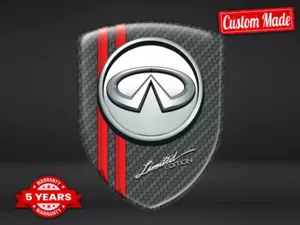 Infiniti Pegatina Relieve Auto Limitada Estrella Alta Gama